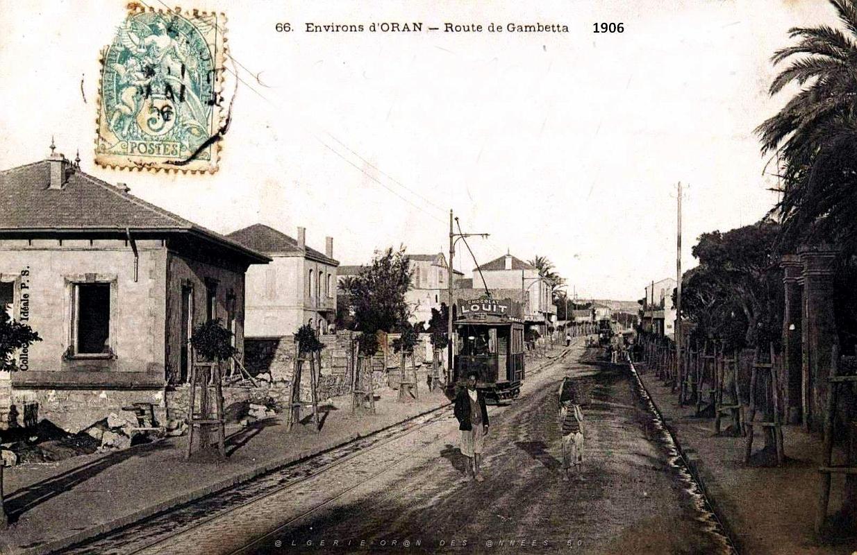 Oran - Route de Gambetta - 1906.jpg